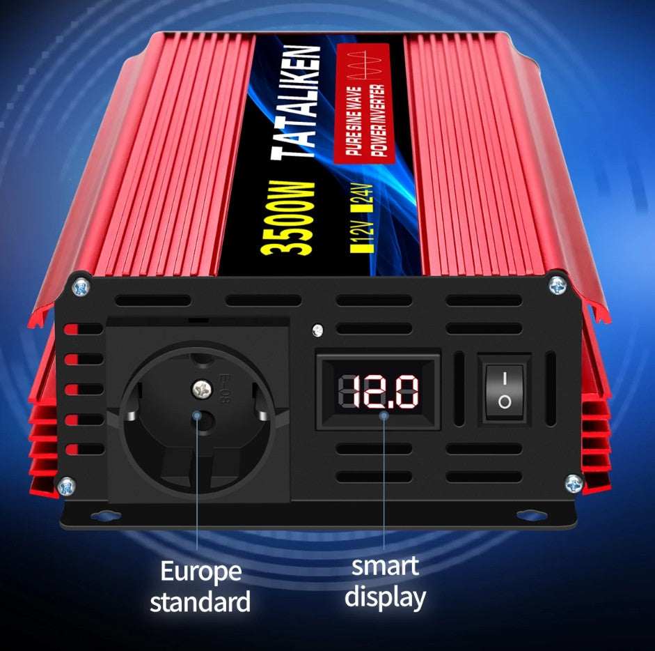 Inverter, Ren Sinus Bølge, Høj Effekt, 12V 50HZ, 220-240V