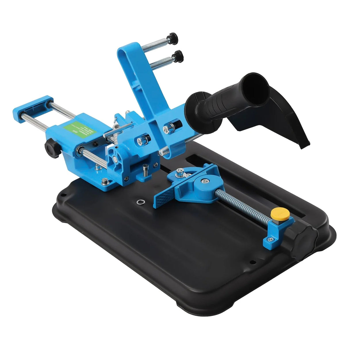 Vinkelsliberstativ, Justerbar Skærevinkel, Holdbar Konstruktion i Støbejern,Blå