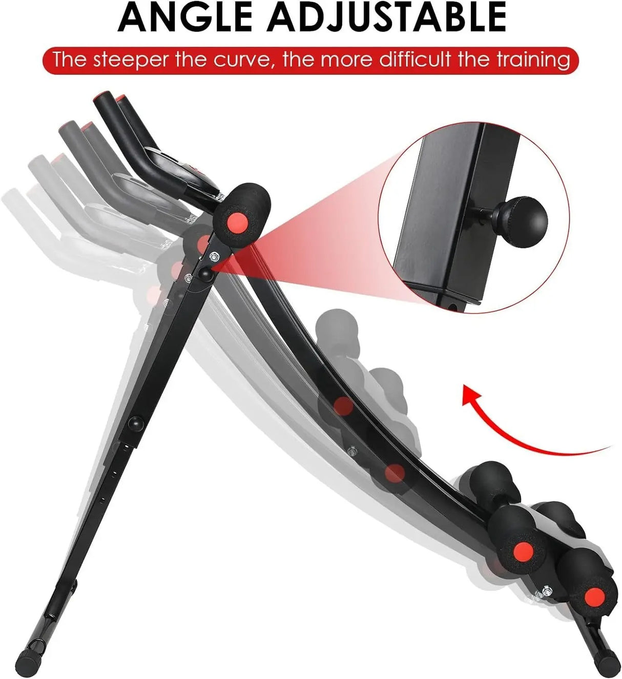 Mavebænketræner, Hjemmegymnastik, Foldbart Træningsudstyr