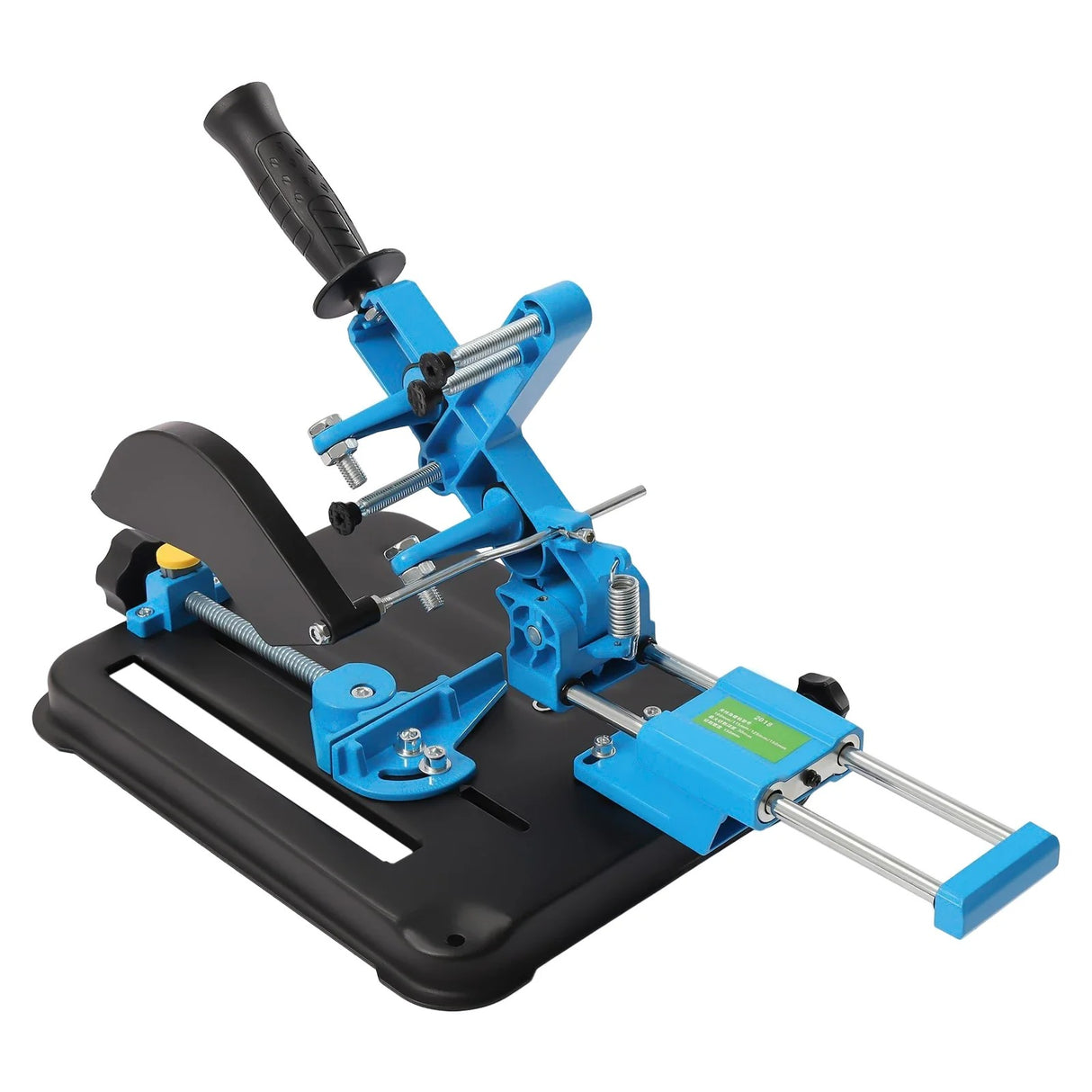 Vinkelsliberstativ, Justerbar Skærevinkel, Holdbar Konstruktion i Støbejern,Blå