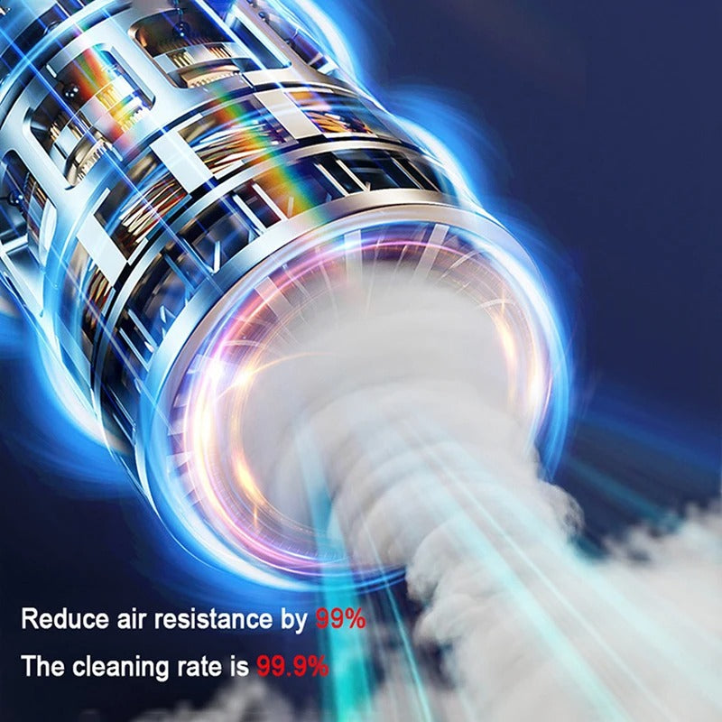 Bil Støvsuger, 9000Pa Sugestyrke, Trådløs og Bærbar, 9000Pa Grøn