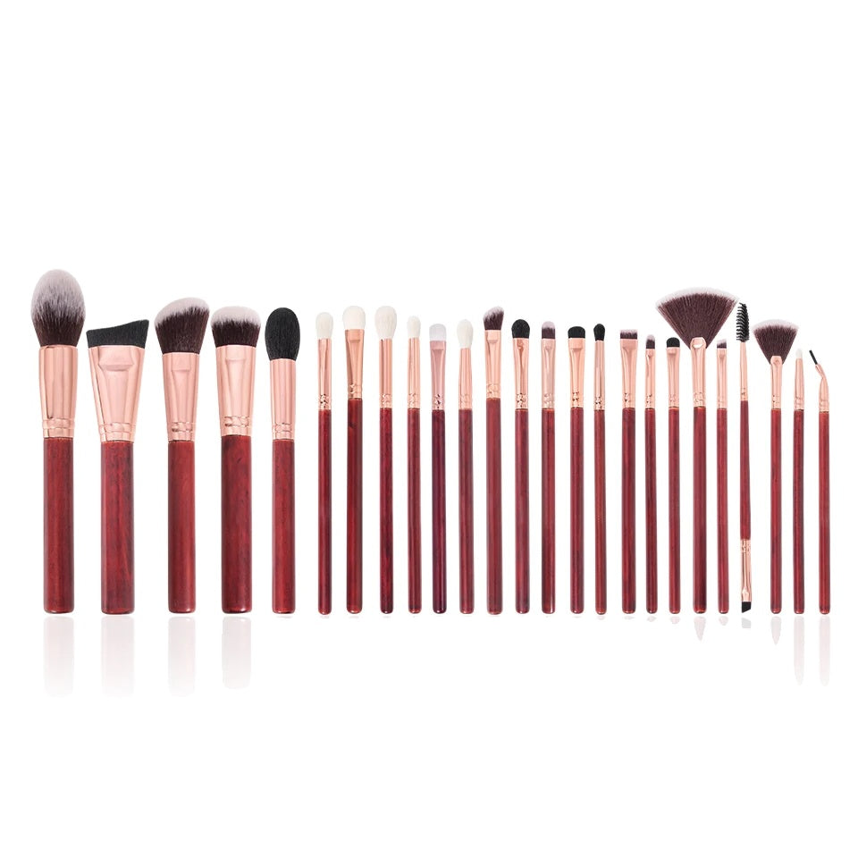Makeup Børster Sæt, Naturligt Gedehår, Øjne Blending, RB25uden logo