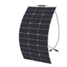 Solcellepanel, fleksible paneler, kompatibel med 12 V batterier, til campingvogne, både, hytter, telte, biler, trailere, batterier