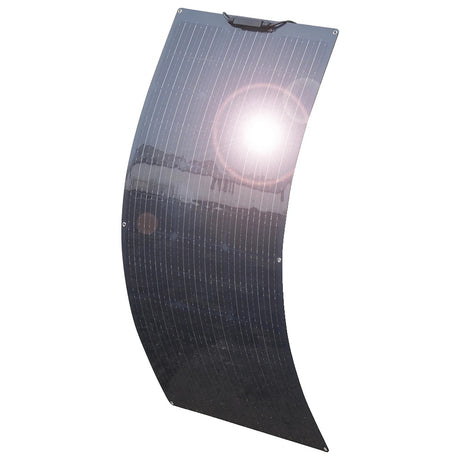 Solcellepanel, fleksible paneler, kompatibel med 12 V batterier, til campingvogne, både, hytter, telte, biler, trailere, batterier