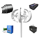 Vertikale vindmøller, 3000W effektudgang, dagligt 6kwh solcellesystem, 48V, Med gratis controller, 3000W