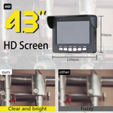 Kloakrørsinspektionskamera, 43" skærm, industrielt endoskop, 22MM med DVR