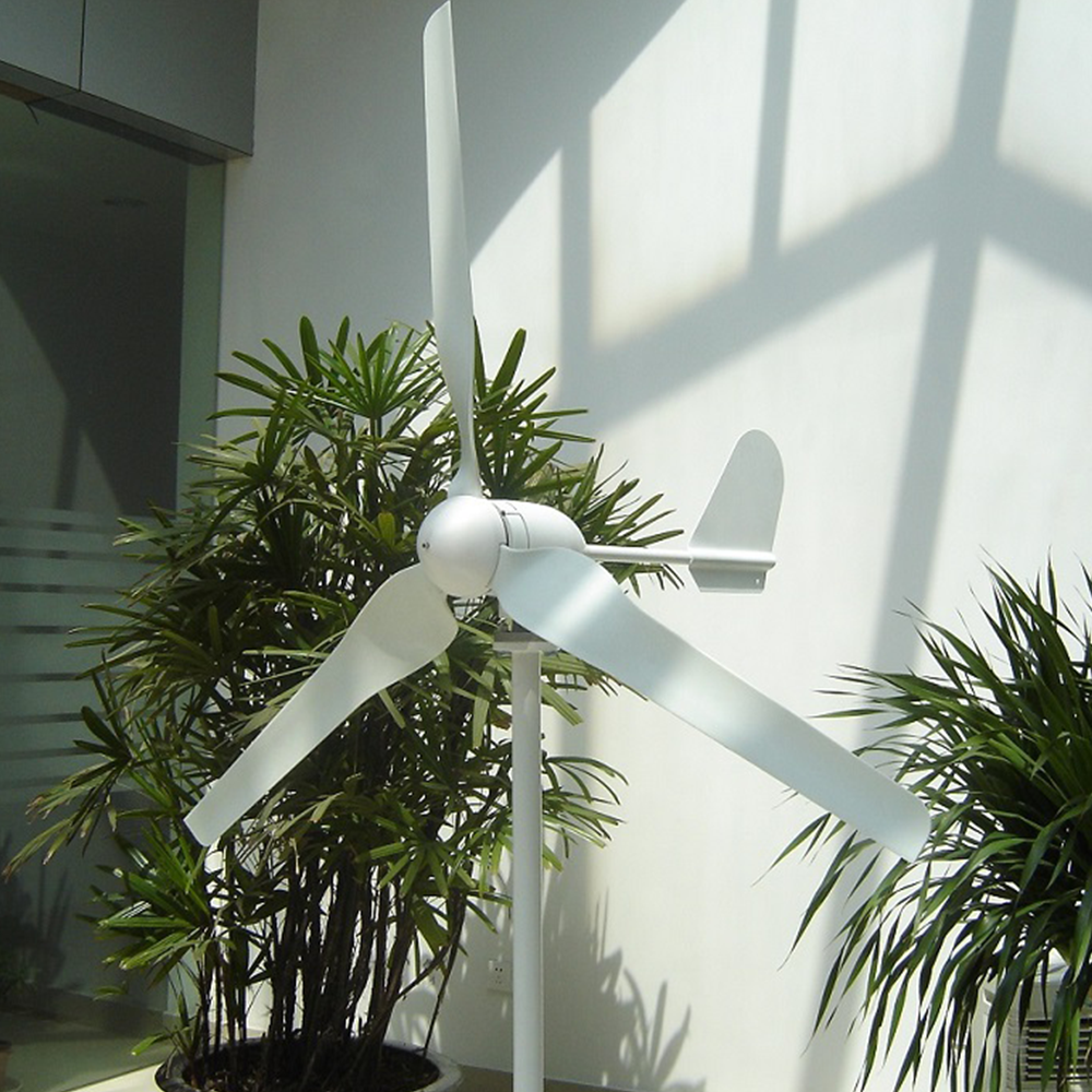 Vindgenerator, 4000W Effektudgang, Lav Støj, 48V, 3 blade, med MPPT kontrol