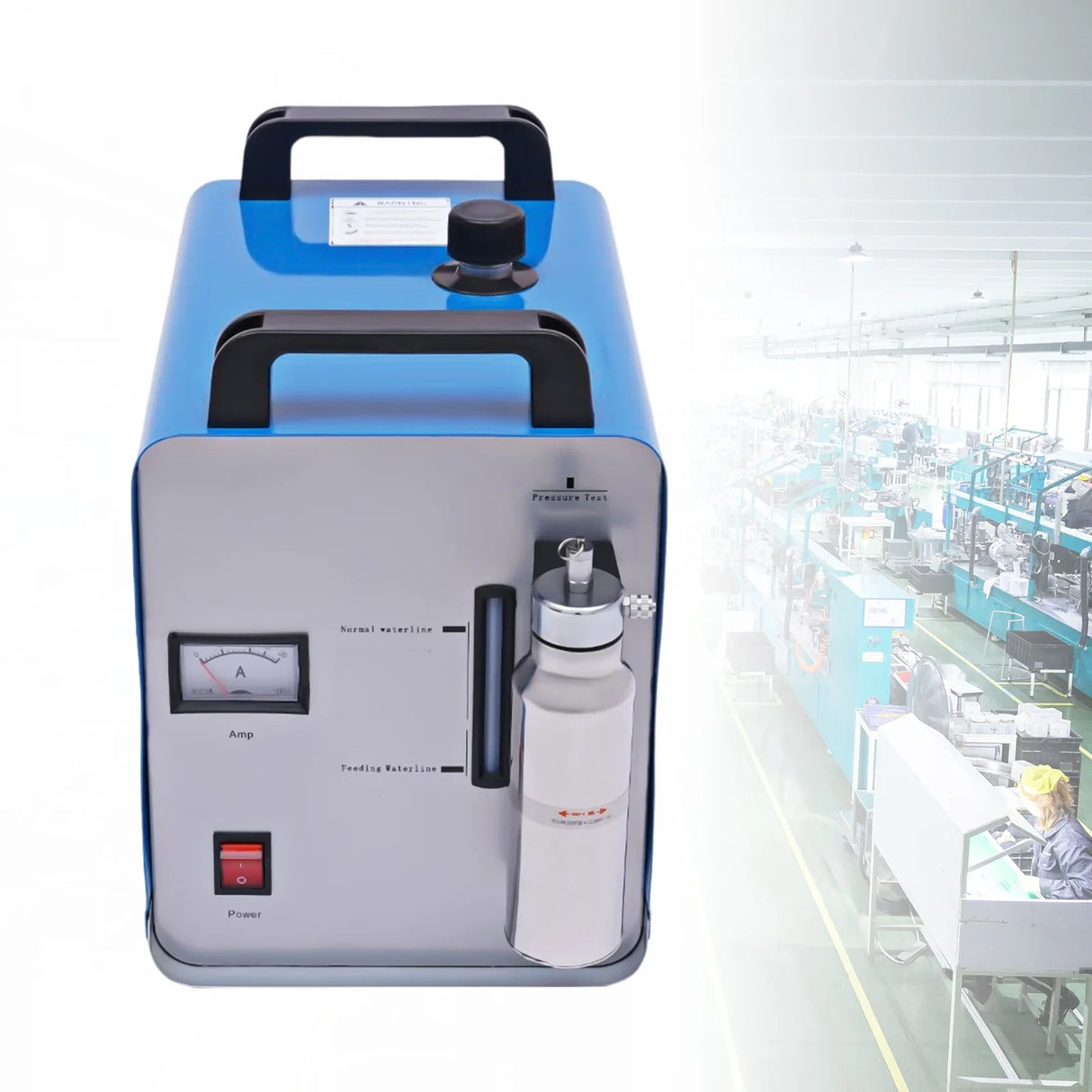 Oxygen-Hydrogen Generator, Flamme Polering, Vand Svejsning, Blå