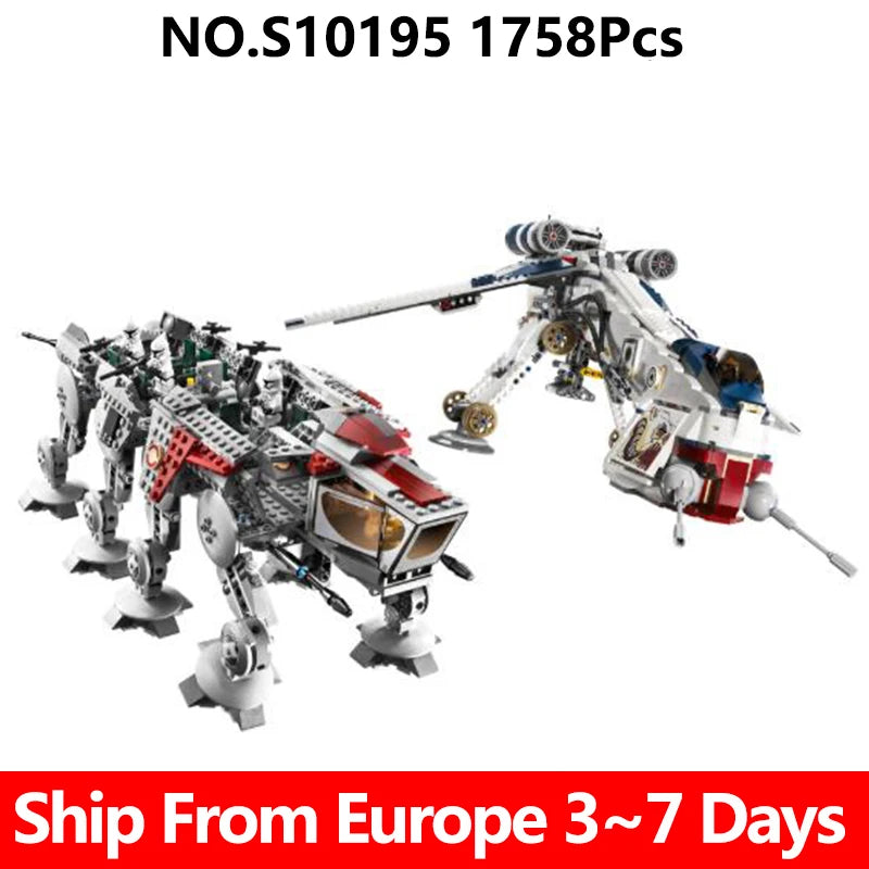 Building Blocks Set, 1758 Pieces, Star Wars Theme 2