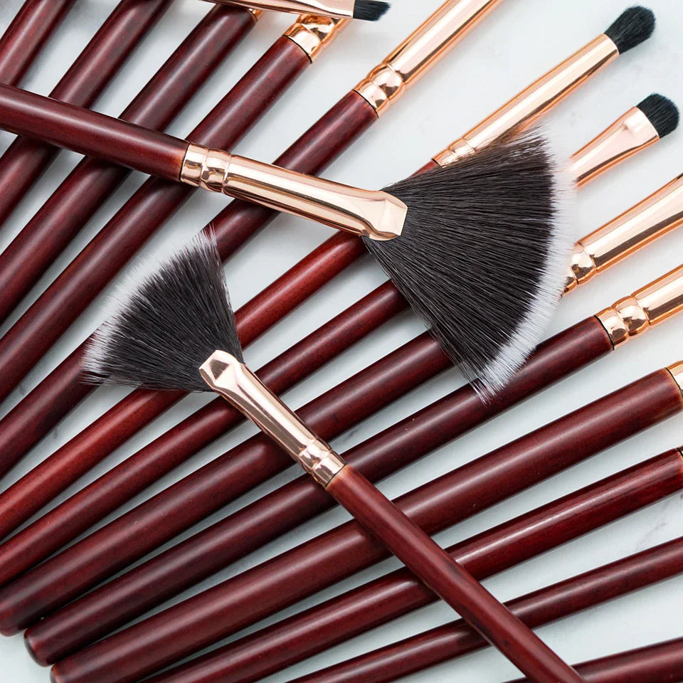 Makeup Børster Sæt, Naturligt Gedehår, Øjne Blending, RB25uden logo