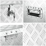 Aluminium Pickup Truck Værktøjskasse, Rummelig 39"x13"x10" Design, Sikker T-Lås System, Holdbar Konstruktion