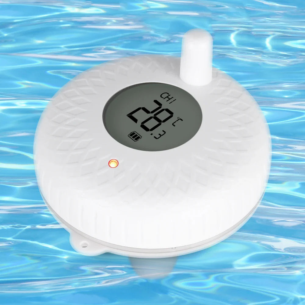 Trådløs Flydende Pool Termometer, 300ft Rækkevidde, Nøjagtig & Vandtæt,Tidligere Stil