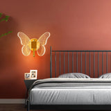 Væglampe, LED-belysning, Butterfly Design, 1 stykke 20 cm, Naturligt lys