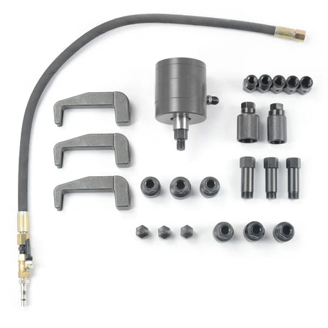 Pneumatisk Diesel Indsprøjtningsudtrækker Kit, 19 Adaptere, Højtrykskompatibilitet