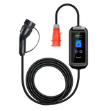 Bærbar EV-lader, 7M længde, justerbar strøm, 11KW effekt,TYPE2
