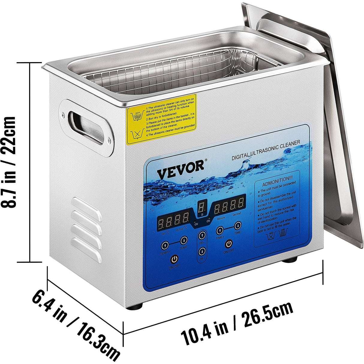 Ultralydsrenser, Justerbar Frekvens, Tidskontrol, 6L