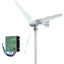 Vindgenerator 4000W - Lavt Støjniveau med Hybrid Controller og LCD-Skærm, Off-Grid System 0