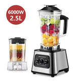 Blender Mixer, 6000W Strøm, 2,5L Beholder, EU