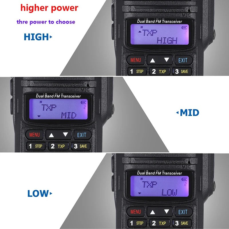 Walkie Talkie, Vandtæt, Lang Rækkevidde, mere10w 8800mah, EURO