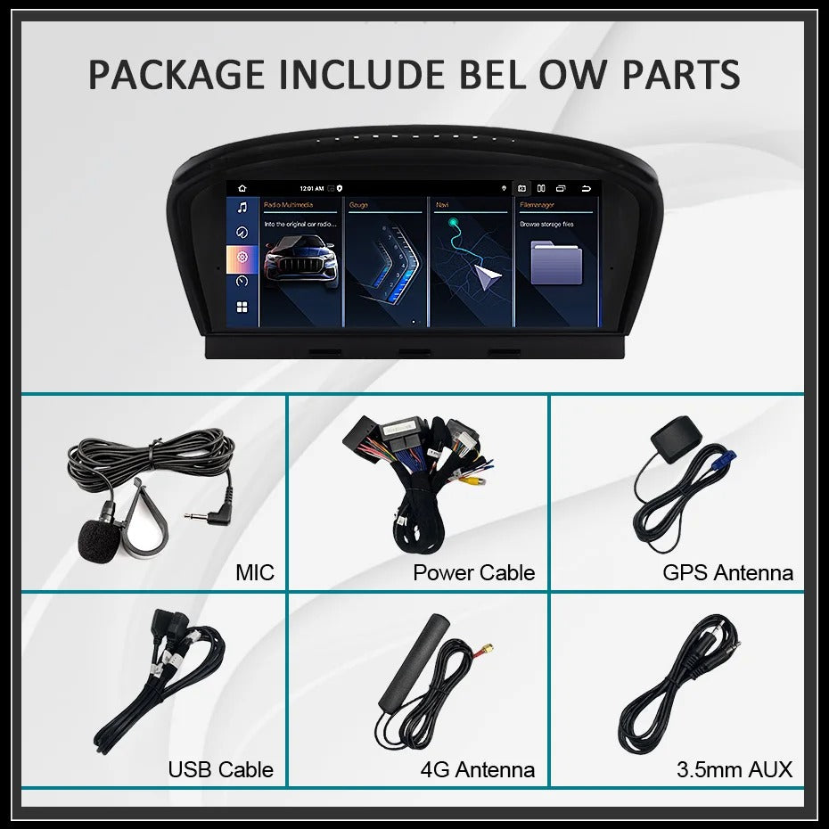 Bilradio, 88 skærm, Carplay Bluetooth GPS, HPL-2G32G-CIC