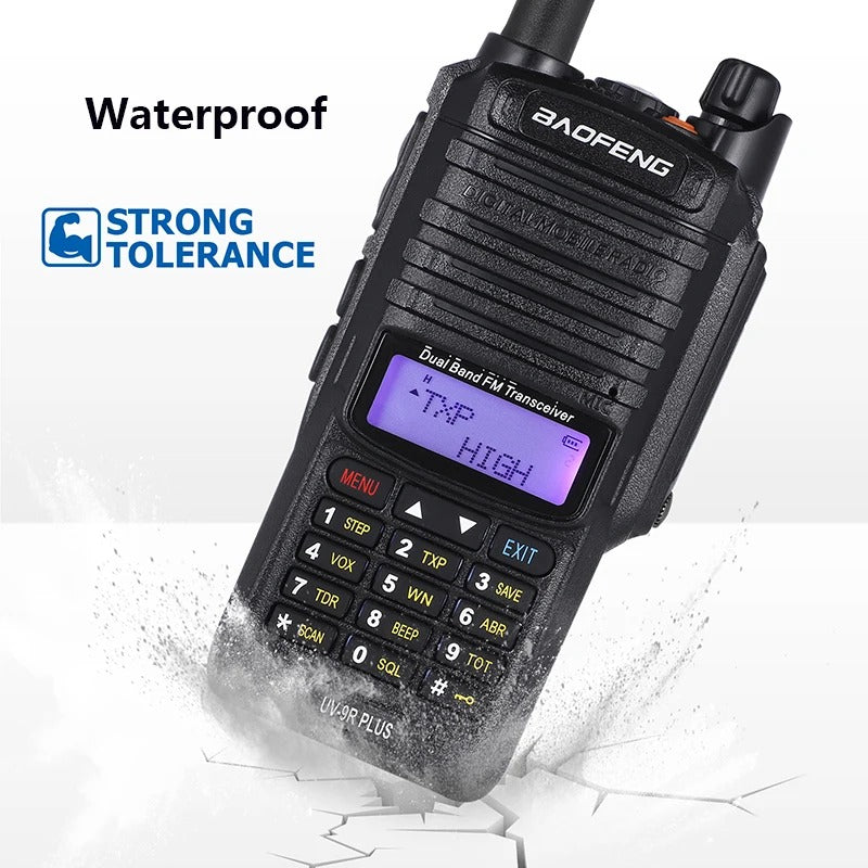 Walkie Talkie, Vandtæt, Lang Rækkevidde, mere10w 8800mah, EURO