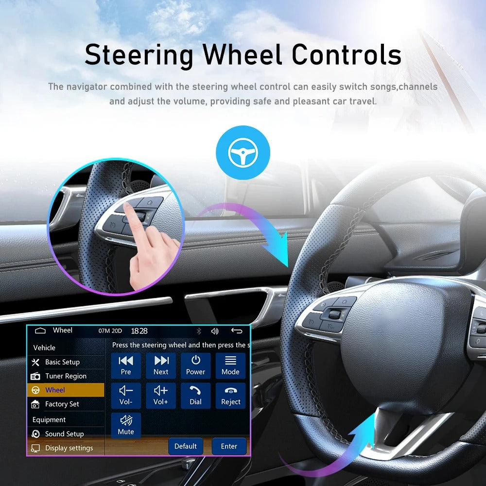 Bil Stereo Radio, Carplay Kompatibilitet, Bluetooth Forbindelse, Carplay