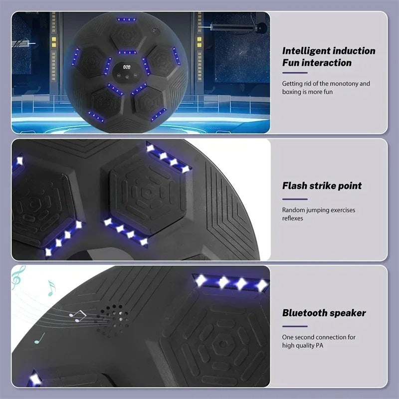 Boksetræner, Elektronisk Respons System, Bluetooth Forbindelse, Med Voksne Handsker