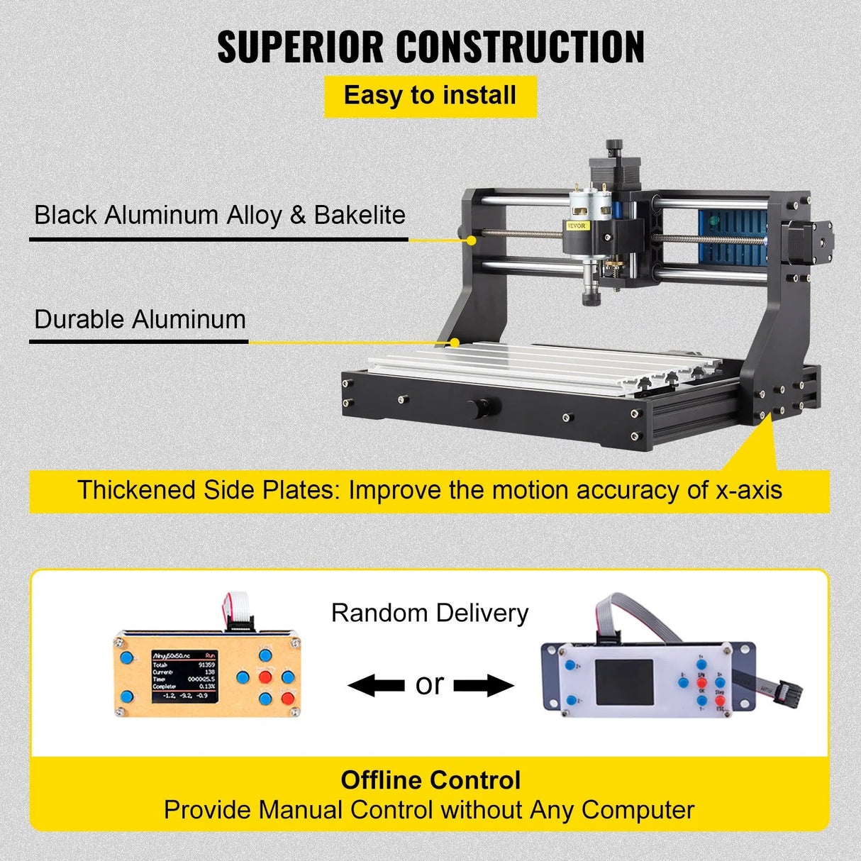 CNC Router Engraver, Laser Modul, USB Port