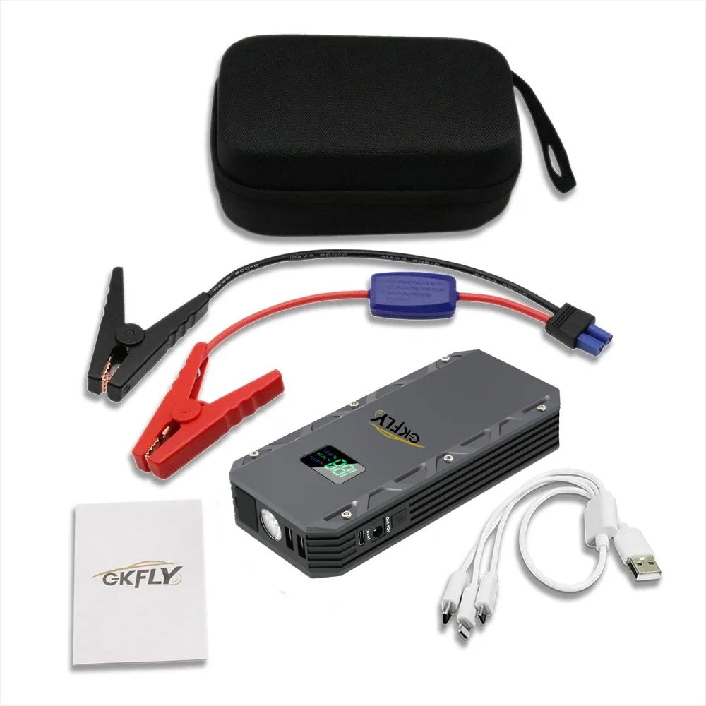 Bil Jump Starter, 1500A Strøm, Multi-funktion Booster, 1500A 18000mAh