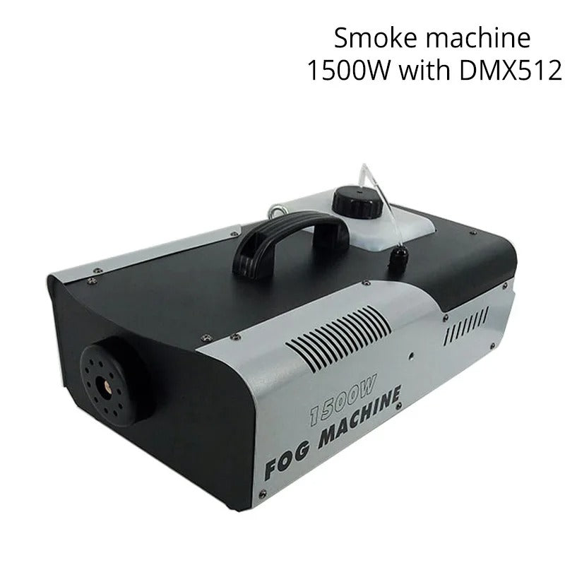 Røgmaskine, 1500W Strøm, Trådløs Fjernbetjening, 1500W, EU-stik
